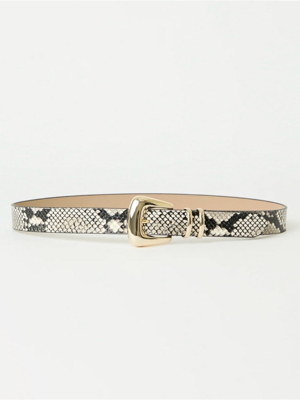B-Low the Belt MILAN Python Gold Buckle (SMALL)